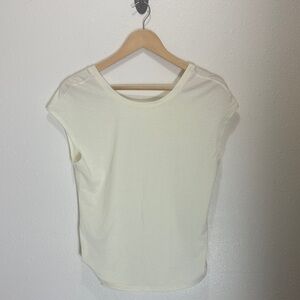 Patagonia Cream Short Sleeve Women's Tee, Size S